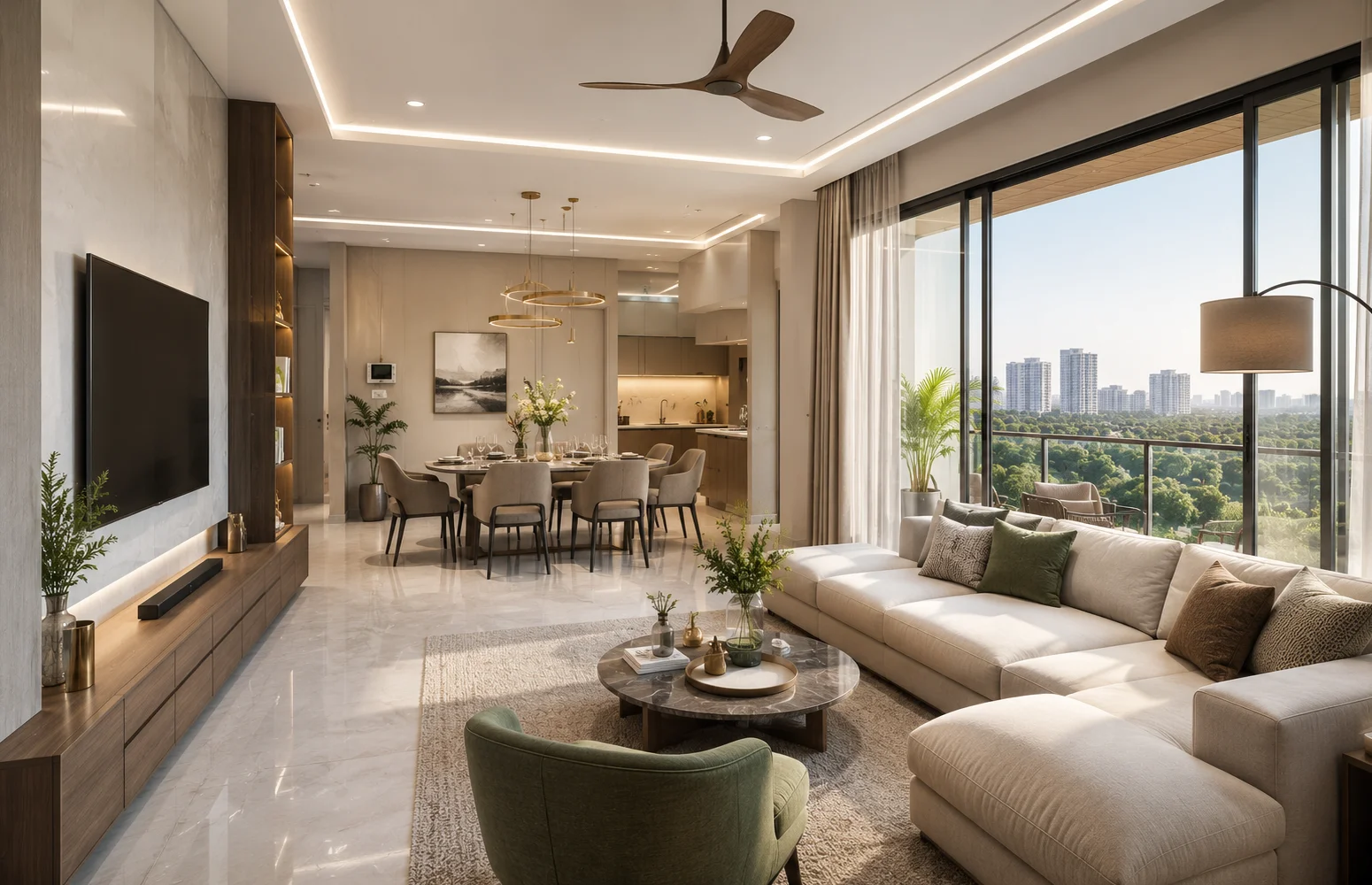 Wal Serenia 92 apartment interior in Sector 92 Gurgaon